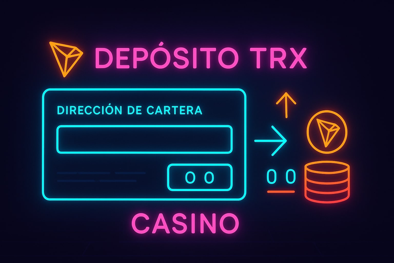 Cómo hacer el primer depósito TRX en casino Tron con dirección de cartera y cantidad